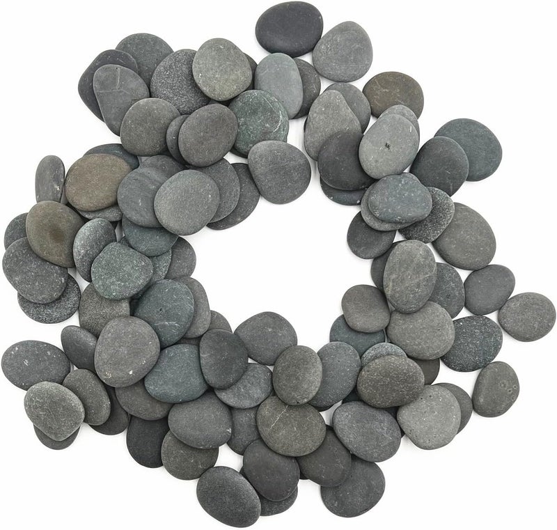 Lifetop 50PCS Painting Rocks, DIY Rocks Flat & Smooth Kindness Rocks for Arts, Crafts, Decoration, Small Rocks for Painting, Diameter Around 1.5-2.0 inch ï¼ŒHand Picked for Painting Rocksâ€¦ - Image 1